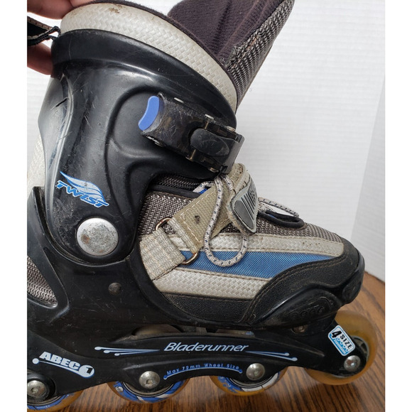 Rollerblade Bladerunner Twist Junior Adjustable Skate, Black, Size 4-7 - Picture 6 of 16